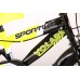 Volare Sportivo Kinderfiets - Jongens - 14 inch - Neon Geel Zwart - Twee Handremmen - 95% afgemonteerd