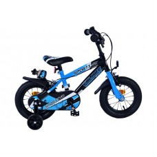 Volare Sportivo Kinderfiets - Jongens - 12 inch - Blauw Zwart - Twee Handremmen