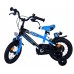 Volare Sportivo Kinderfiets - Jongens - 12 inch - Blauw Zwart - Twee Handremmen
