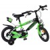 Volare Sportivo Kinderfiets - Jongens - 12 inch - Groen Zwart - Twee Handremmen