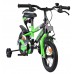Volare Sportivo Kinderfiets - Jongens - 12 inch - Groen Zwart - Twee Handremmen