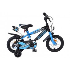 Volare Sportivo Kinderfiets - Jongens - 12 inch - Blauw Zwart - Twee Handremmen Volare Sportivo Kinderfiets - Jongens - 12 inch - Blauw Zwart - Twee Handremmen