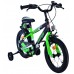 Volare Sportivo Kinderfiets - Jongens - 14 inch - Groen Zwart - Twee Handremmen