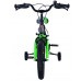 Volare Sportivo Kinderfiets - Jongens - 14 inch - Groen Zwart - Twee Handremmen