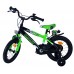 Volare Sportivo Kinderfiets - Jongens - 14 inch - Groen Zwart - Twee Handremmen