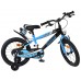 Volare Sportivo Kinderfiets - Jongens - 16 inch - Blauw Zwart - Twee Handremmen
