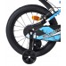 Volare Sportivo Kinderfiets - Jongens - 16 inch - Blauw Zwart - Twee Handremmen
