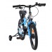 Volare Sportivo Kinderfiets - Jongens - 16 inch - Blauw Zwart - Twee Handremmen