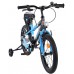 Volare Sportivo Kinderfiets - Jongens - 16 inch - Blauw Zwart - Twee Handremmen