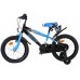 Volare Sportivo Kinderfiets - Jongens - 16 inch - Blauw Zwart - Twee Handremmen
