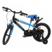 Volare Sportivo Kinderfiets - Jongens - 16 inch - Blauw Zwart - Twee Handremmen