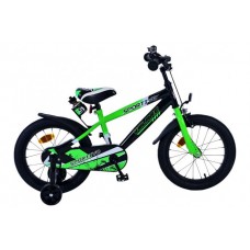 Volare Sportivo Kinderfiets - Jongens - 16 inch - Groen Zwart