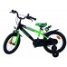 Volare Sportivo Kinderfiets - Jongens - 16 inch - Groen Zwart - Twee Handremmen