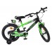 Volare Sportivo Kinderfiets - Jongens - 16 inch - Groen Zwart - Twee Handremmen