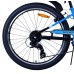 Volare Sportivo Kinderfiets - Jongens - 24 inch - 7 Speed - Zwart Blauw