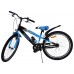 Volare Sportivo Kinderfiets - Jongens - 24 inch - Zwart Blauw - Twee Handremmen