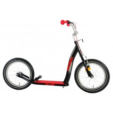Volare Step - Jongens en Meisjes - 16 inch - Zwart/Rood