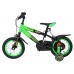 Volare Strike Kinderfiets - Jongens - 12 inch - Zwart Groen - Twee Handremmen