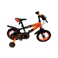 Volare Strike Kinderfiets - Jongens - 12 inch - Zwart Oranje - Twee Handremmen Volare Strike Kinderfiets - Jongens - 12 inch - Zwart Oranje - Twee Handremmen