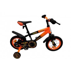 Volare Strike Kinderfiets - Jongens - 12 inch - Zwart Oranje Volare Strike Kinderfiets - Jongens - 12 inch - Zwart Oranje
