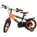 Volare Strike Kinderfiets - Jongens - 12 inch - Zwart Oranje - Twee Handremmen