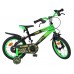 Volare Strike Kinderfiets - Jongens - 14 inch - Zwart Groen - Twee handremmen Volare Strike Kinderfiets - Jongens - 14 inch - Zwart Groen - Twee handremmen