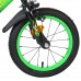 Volare Strike Kinderfiets - Jongens - 14 inch - Zwart Groen - Twee handremmen Volare Strike Kinderfiets - Jongens - 14 inch - Zwart Groen - Twee handremmen
