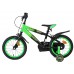 Volare Strike Kinderfiets - Jongens - 14 inch - Zwart Groen - Twee handremmen Volare Strike Kinderfiets - Jongens - 14 inch - Zwart Groen - Twee handremmen