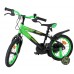 Volare Strike Kinderfiets - Jongens - 14 inch - Zwart Groen - Twee handremmen Volare Strike Kinderfiets - Jongens - 14 inch - Zwart Groen - Twee handremmen