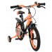 Volare Strike Kinderfiets - Jongens - 14 inch - Zwart Oranje - Twee handremmen Volare Strike Kinderfiets - Jongens - 14 inch - Zwart Oranje - Twee handremmen