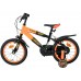Volare Strike Kinderfiets - Jongens - 14 inch - Zwart Oranje - Twee handremmen Volare Strike Kinderfiets - Jongens - 14 inch - Zwart Oranje - Twee handremmen