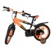 Volare Strike Kinderfiets - Jongens - 14 inch - Zwart Oranje - Twee handremmen Volare Strike Kinderfiets - Jongens - 14 inch - Zwart Oranje - Twee handremmen