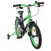 Volare Strike Kinderfiets - Jongens - 16 inch - Zwart Groen - Twee Handremmen Volare Strike Kinderfiets - Jongens - 16 inch - Zwart Groen - Twee Handremmen