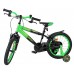 Volare Strike Kinderfiets - Jongens - 16 inch - Zwart Groen - Twee Handremmen Volare Strike Kinderfiets - Jongens - 16 inch - Zwart Groen - Twee Handremmen