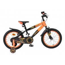 Volare Strike Kinderfiets - Jongens - 16 inch - Zwart Oranje - Twee Handremmen Volare Strike Kinderfiets - Jongens - 16 inch - Zwart Oranje - Twee Handremmen