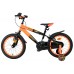 Volare Strike Kinderfiets - Jongens - 16 inch - Zwart Oranje - Twee Handremmen Volare Strike Kinderfiets - Jongens - 16 inch - Zwart Oranje - Twee Handremmen