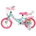 Volare Unicorn Kinderfiets - Meisjes - 12 inch - Groen - Twee handremmen