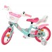 Volare Unicorn Kinderfiets - Meisjes - 12 inch - Groen - Twee handremmen