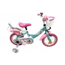 Volare Unicorn Kinderfiets - Meisjes - 12 inch - Groen - Twee handremmen