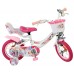 Volare Unicorn Kinderfiets - Meisjes - 12 inch - Wit - Twee handremmen Volare Unicorn Kinderfiets - Meisjes - 12 inch - Wit - Twee handremmen