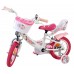 Volare Unicorn Kinderfiets - Meisjes - 12 inch - Wit - Twee handremmen Volare Unicorn Kinderfiets - Meisjes - 12 inch - Wit - Twee handremmen