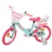 Volare Unicorn Kinderfiets - Meisjes - 14 inch - Groen - Twee Handremmen Volare Unicorn Kinderfiets - Meisjes - 14 inch - Groen - Twee Handremmen