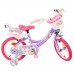 Volare Unicorn Kinderfiets - Meisjes - 14 inch - Paars - Twee Handremmen Volare Unicorn Kinderfiets - Meisjes - 14 inch - Paars - Twee Handremmen