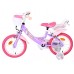 Volare Unicorn Kinderfiets - Meisjes - 14 inch - Paars - Twee Handremmen Volare Unicorn Kinderfiets - Meisjes - 14 inch - Paars - Twee Handremmen