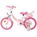 Volare Unicorn Kinderfiets - Meisjes - 14 inch - Roze - Twee Handremmen