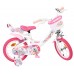 Volare Unicorn Kinderfiets - Meisjes - 14 inch - Wit - Twee Handremmen Volare Unicorn Kinderfiets - Meisjes - 14 inch - Wit - Twee Handremmen