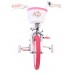 Volare Unicorn Kinderfiets - Meisjes - 14 inch - Wit - Twee Handremmen Volare Unicorn Kinderfiets - Meisjes - 14 inch - Wit - Twee Handremmen