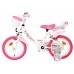 Volare Unicorn Kinderfiets - Meisjes - 14 inch - Wit - Twee Handremmen Volare Unicorn Kinderfiets - Meisjes - 14 inch - Wit - Twee Handremmen