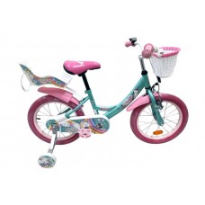 Volare Unicorn Kinderfiets - Meisjes - 16 inch - Groen Volare Unicorn Kinderfiets - Meisjes - 16 inch - Groen