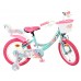 Volare Unicorn Kinderfiets - Meisjes - 16 inch - Groen - Twee Handremmen Volare Unicorn Kinderfiets - Meisjes - 16 inch - Groen - Twee Handremmen
